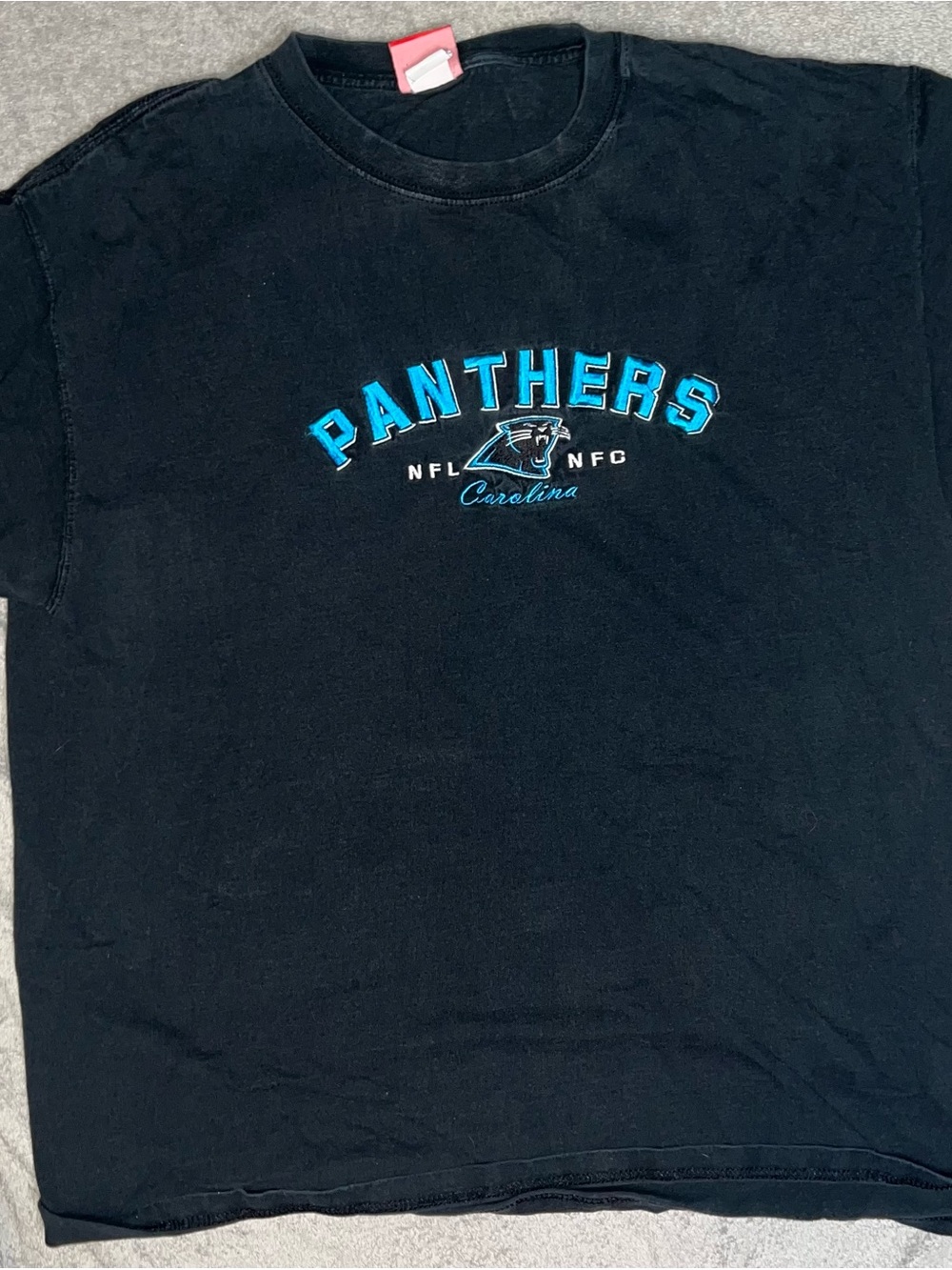 Vintage 90s/Y2K Carolina Panthers Embroidered NFL T-Shirt